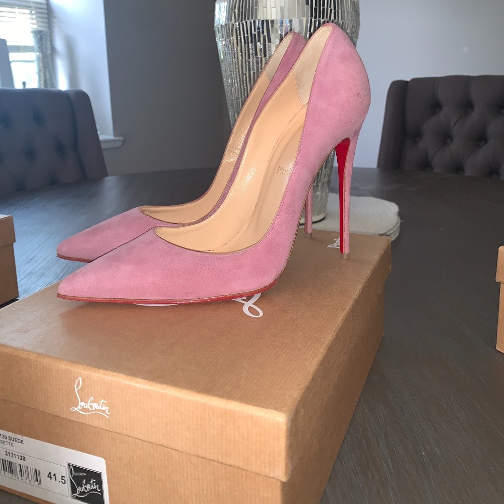 AUTHENTIC!!!! Christian Louboutin So Kate Suede 120 SIZE 42